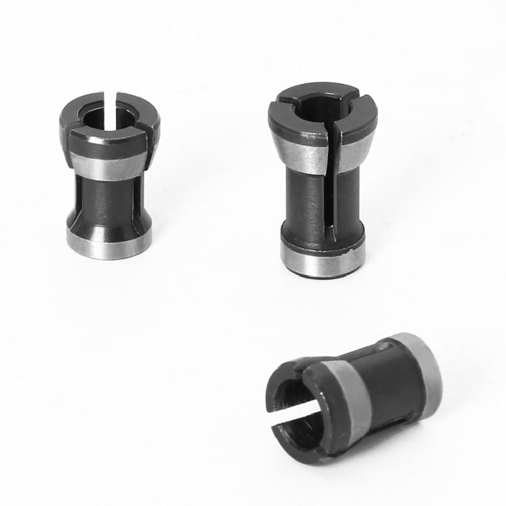 3pcs/set High Precision Collet Chuck Heads For Engraving Trimming Carving Machine Electric Router Milling Cutter Woodworking
