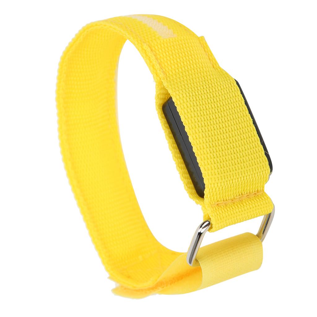 Outdoor Running LED Armband Adjustable Flashing Wristband Cycling Light Up BraceletYellow