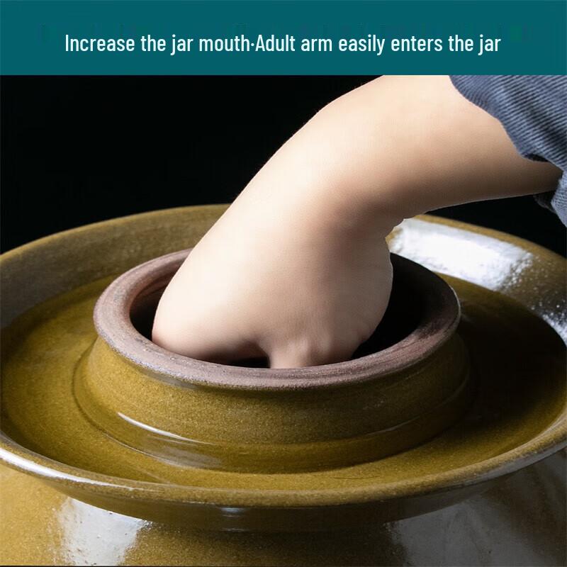 Traditional Earthenware Kimchi Jar