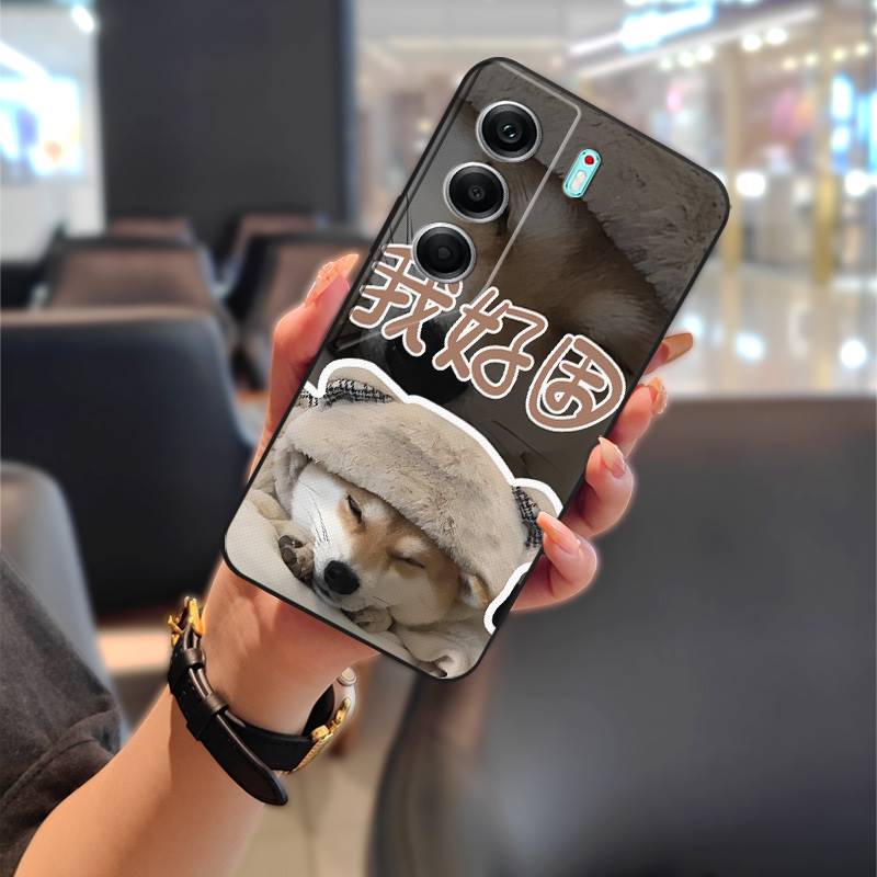 Dirt-resistant Graffiti Phone Case For Tecno Camon40 Pro 4G/5G/CM6/CM7 Waterproof Cartoon Cute Couple TPU Shockproof