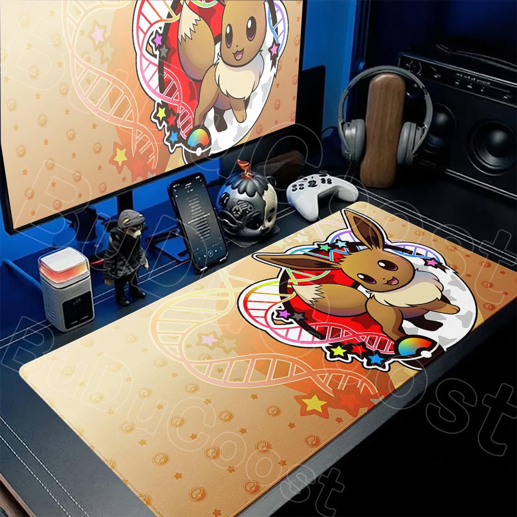 1000x500mm Cartoon Laptop Office Extended Mousepad Kawaii Glaceon Speed Gamer Keyboard Deskmat New Pokemon Pc Gaming Accessories