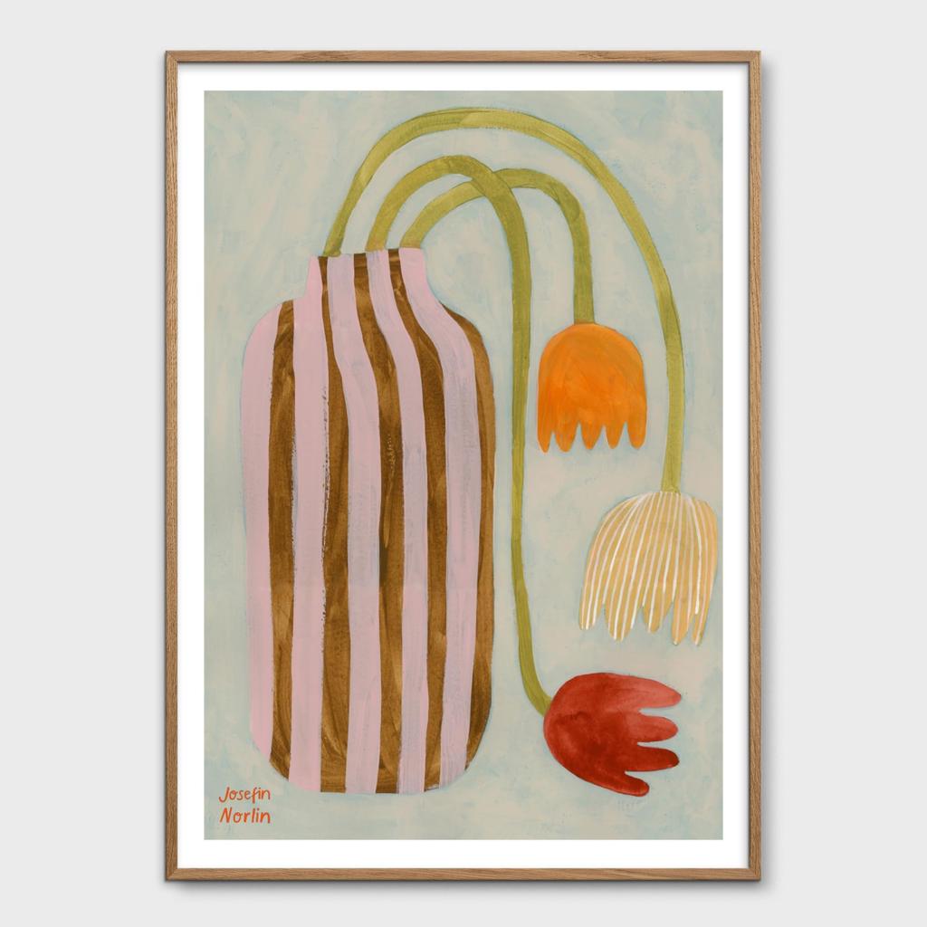 THE POSTER CLUB Fallen Tulips 30x40 Josefin Norlin