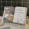Suporte de Livro Multiângulo - Suporte de Leitura de Metal Leve para Celulares, E-Readers e Livros de Receitas
