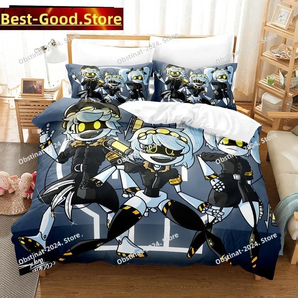 Fashion 3D Anime Murder Drones Bedding Set Printed Bed Set With Pillowcase Bed Duvet Cover Single Double Queen Super King Size
