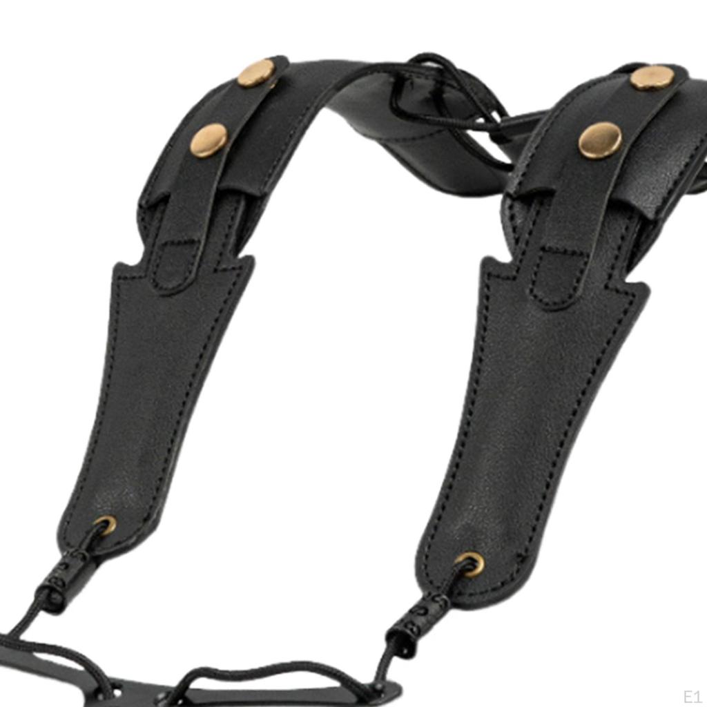 Tracolla Regolabile Metallo Tra Colla Imbottita Per Sassofono - Morbida E Regolabile, Per Tenore, Alto E Soprano Accessori Musica