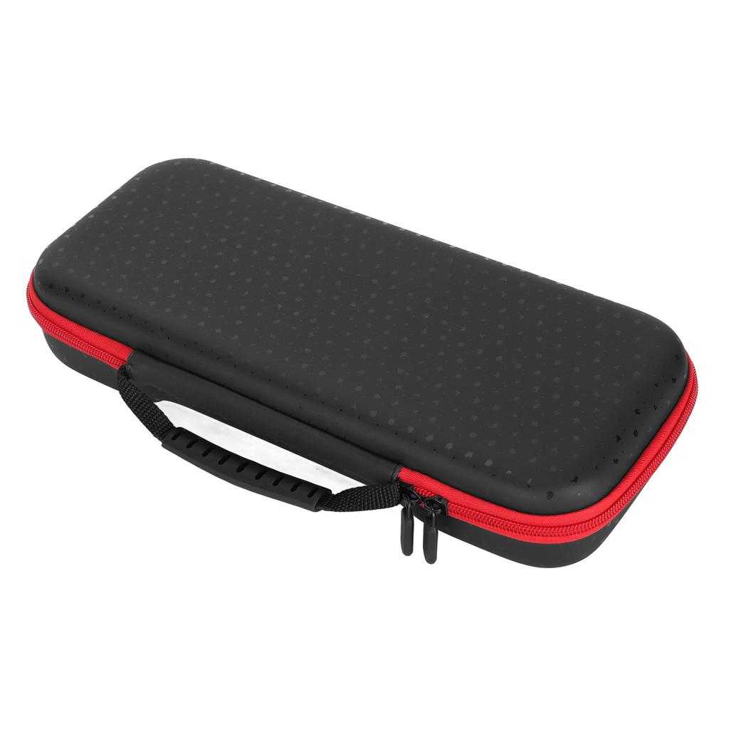 Handheld Console Carrying Case Waterproof Shockproof EVA Hard Carrying Case for ROG ALLY Red Zipper