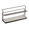 Sink Storage Rack 2Layer Cup Storage Rack Carbon Steel Cup Storage Tray Drain Cup Rack  Home