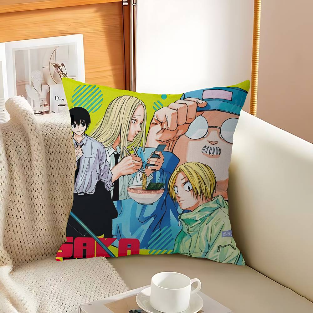Popular Japanese Anime SAKAMOTO DAYS Pillow Gift Home Office Decoration Bedroom Sofa Car Cushion Cover Case 45x45