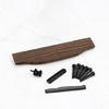 Acoustic Guitar Bridge Guitar Saddles Nut Slotted Bridge Pins Rosewood 6 String Folk Guitar Bridge Replacement Part