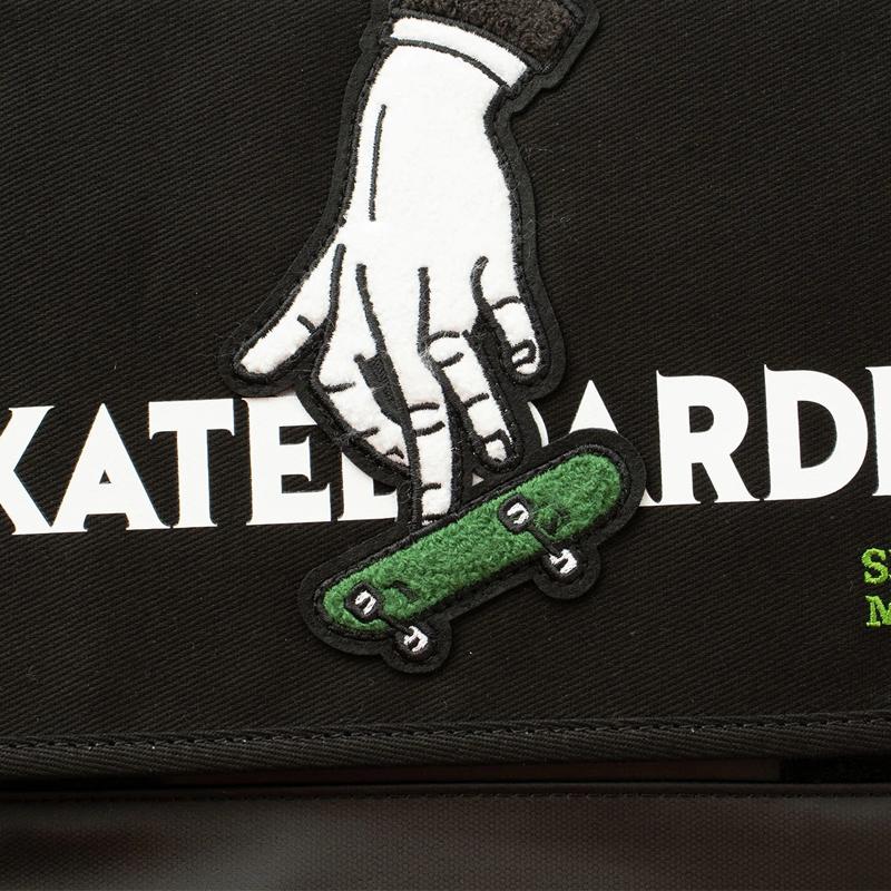 New LiNing Skateboard Cotton Messenger Bag Shoulder Bag Crossbody Bag Regular Unisex Black ABDS002-1