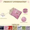 1 piece of jewelry bag: drawstring/zippered cloth pouch, for bracelets & accessories, packaging storage