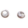 Pendientes de Aro Escarchados Cepillados Estilo Coreano - Diseño de Nicho para Mujer