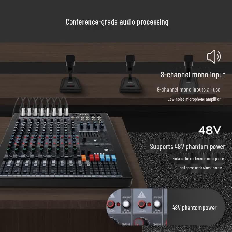 Lenovo thinkplus 8-Channel Conference Mixer (CN version)