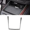 For BMW X5 E70 X6 E71 2009-2013 Carbon Fiber Water Cup Holder Frame Cover Trim