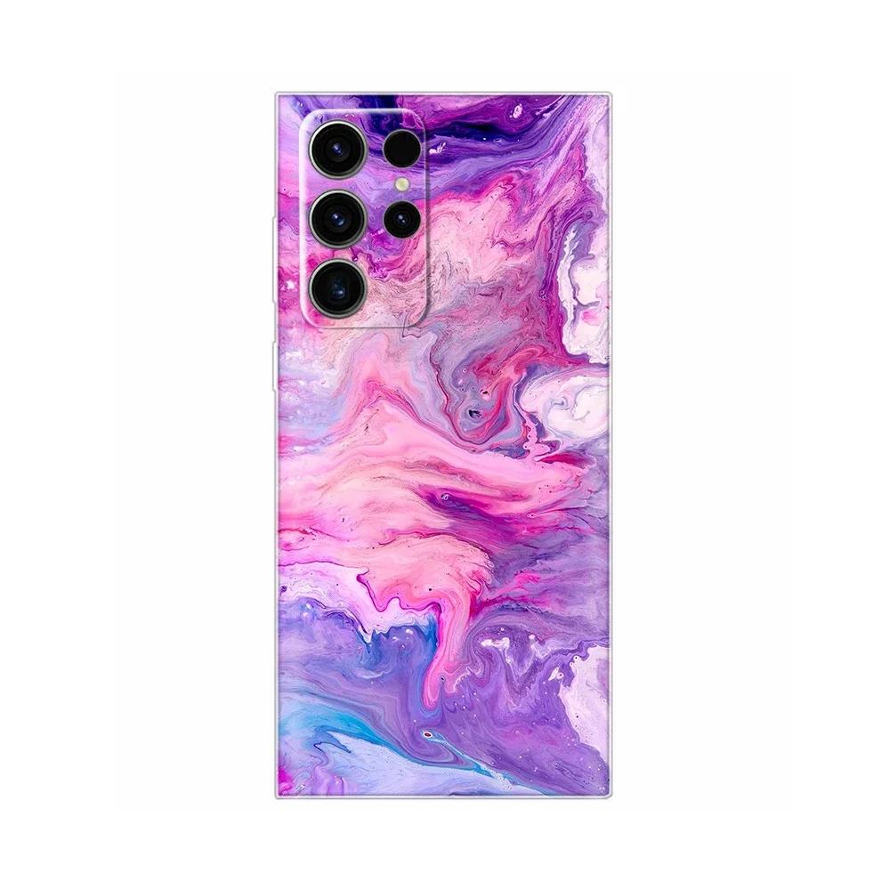 For Samsung S24 Ultra Case Soft Silicone Painted Phone Cover For Samsung Galaxy S24 Ultra S24+ Plus S24 FE Cases Coque Funda Bag