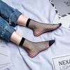 Fishing Net Socks Women's Short Socks Medium Tube Summer Thin Mesh Large Grid Black Stockings Short Jk Fishing Net