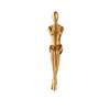 Metal-Finish Abstract Human Statue Minimalist Sculptures Contemporary Figurines