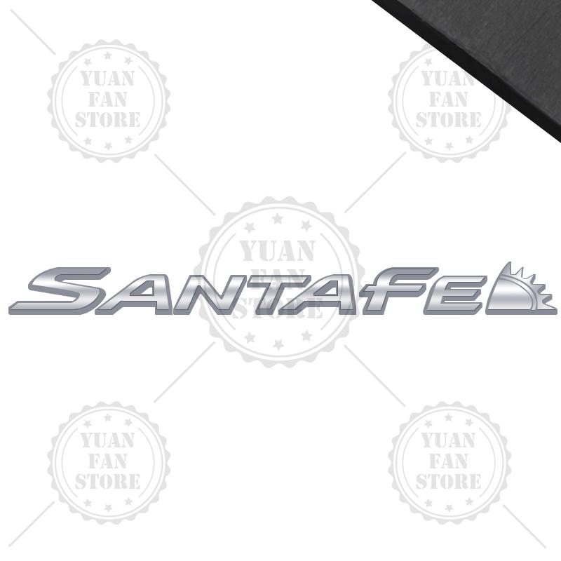 

1PCS Metal Letter For Santa Fe 3D Emblem Car Rear Trunk Decals Badge Auto Accessories Styling 1pcs