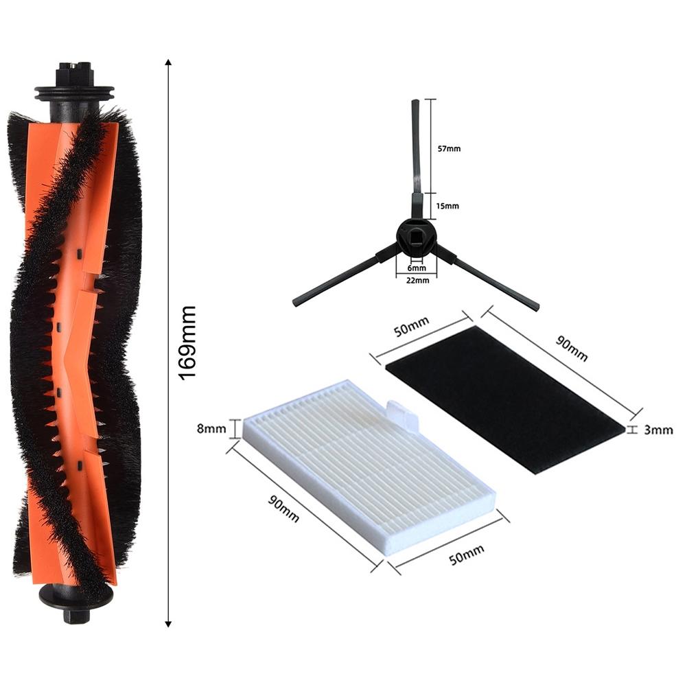 Robot Vacuum Accessories for Efficient Cleaning For MONSGA MS1 MAX Series