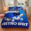 Astro Bot Adventure Print 3Pcs Bedding Setduvet Cover With 2 Bedropillowcase Home Birthday Gift