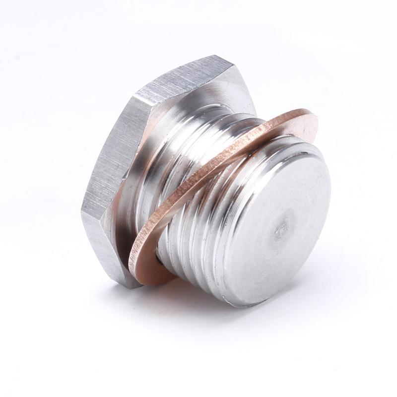 

304 Stainless Steel M18 X 1.5 Thread O2 Oxygen Sensor Plug Fit For American European Japanese Cars and Trucks