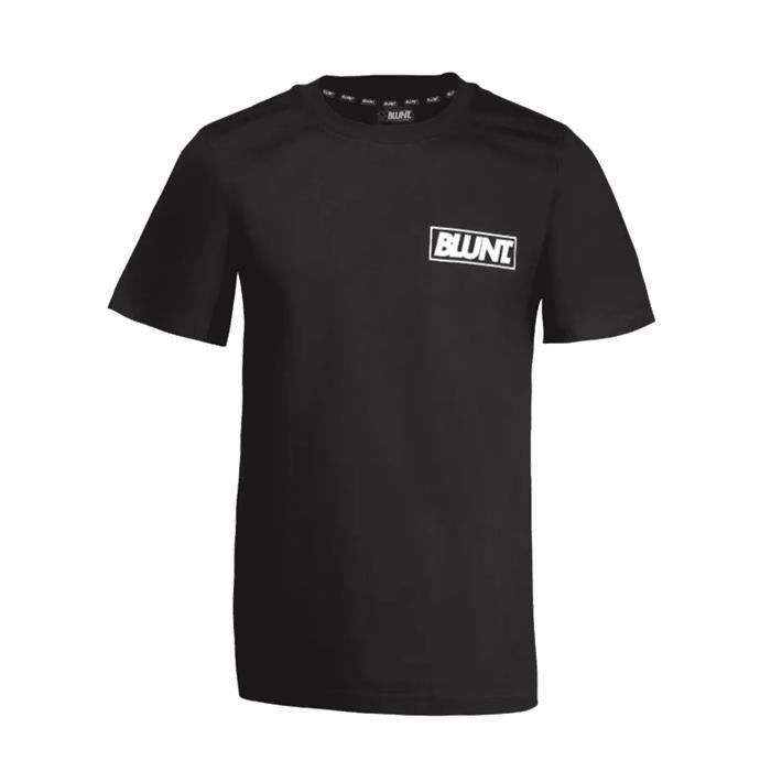 Tee Shirt - BLUNT - Essential - Noir - Coton doux - Manches courtes - Coupe regular
