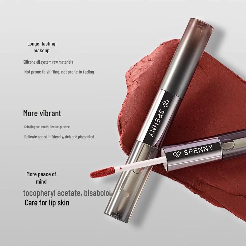 Spenny Zwei-Enden-Spiegel Tauglänzender Lippen-Gloss