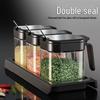 Baijie Glass Seasoning Jar with Spoon