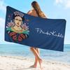 F-Frida K-Kahlo Arte Microfibra Asciugamano da Spiaggia Assorbente Asciugatura Rapida Morbido Yoga Nuoto Resort Arrampicata su Montagna Asciugamano