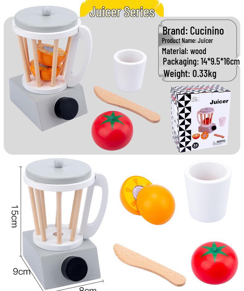 Wooden Kitchen Playset for Kids - Birthday Gift for Girls