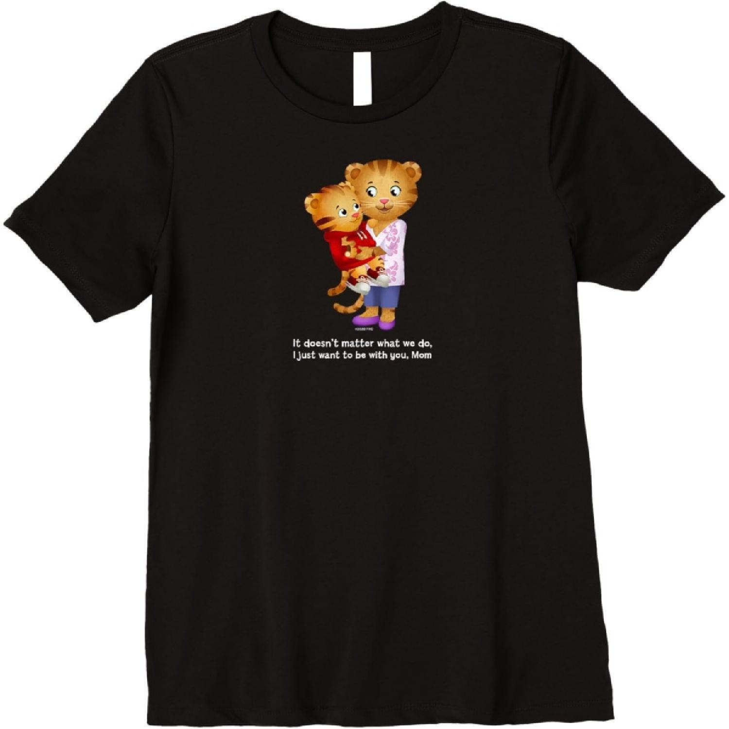 Daniel and Mom Tiger (Dark Shirt) Premium T-Shirt S чёрный