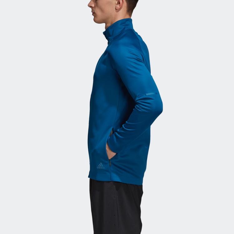 Adidas Jackets Men's Blue Stand Collar Moderate Other DQ2672