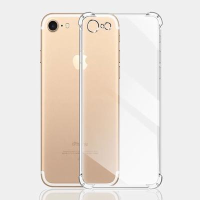 Capa transparente à prova de choque para iPhone SE 2020 2022 7 8 Plus, capa traseira de silicone macio para Apple iPhone SE 2016 2023