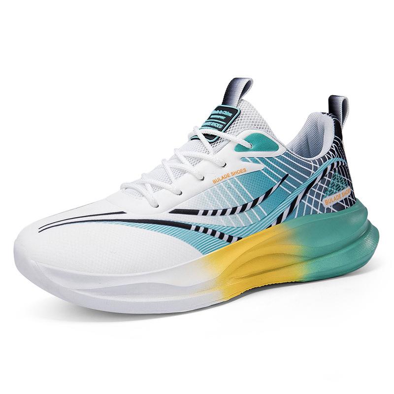 Large size trendy sports shoes Red Rabbit casual running shoes Xiyin men's shoes lightweight foreign trade flying woven mesh shoes men's