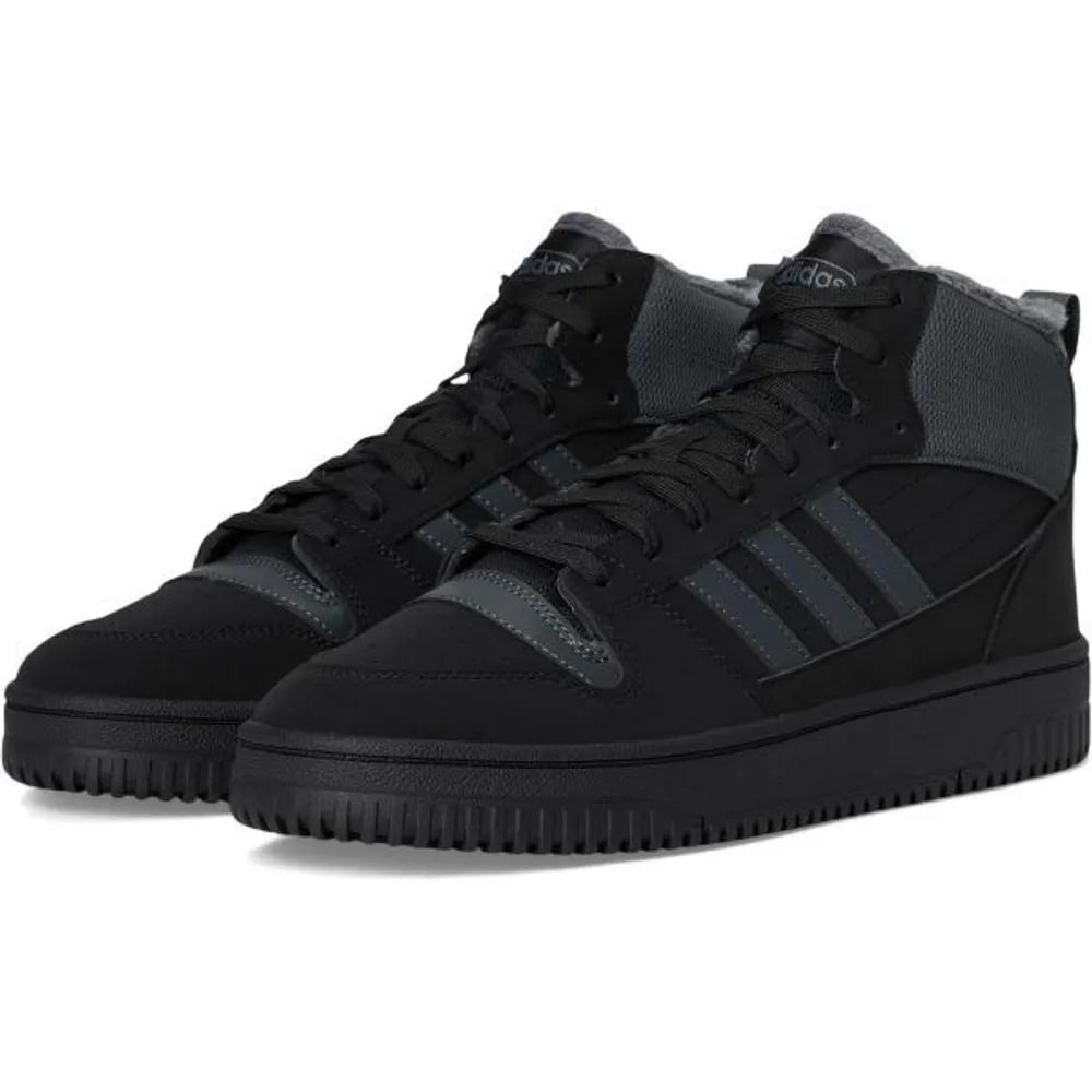 adidas Unisex Break Start Mid-Top Winter Basketball Sneakers, Black/Grey/Black, 10 US Men's 659817