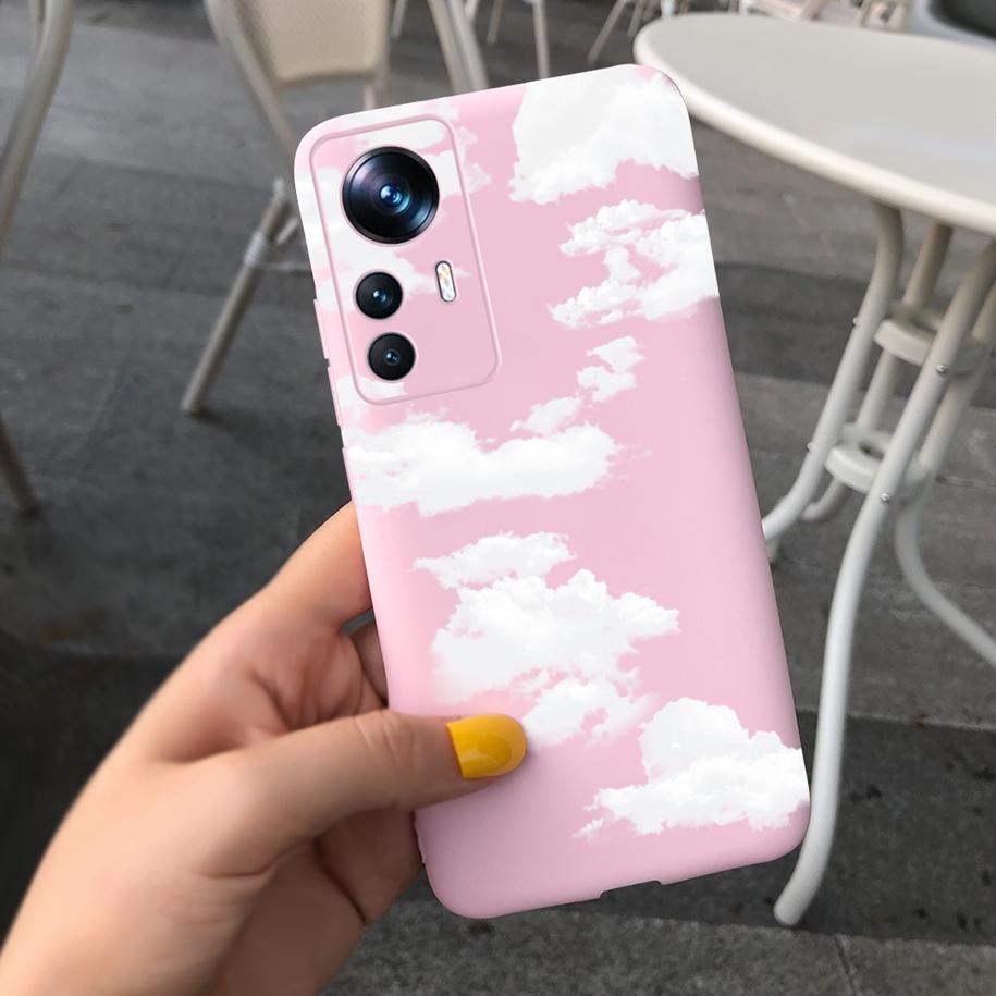 For Xiaomi 12T Pro Case 2022 Cute Sunflower Pretty Girls Cover Silicone Soft Phone Case For Xiaomi Mi12T Mi 12T Pro Cover Bumper