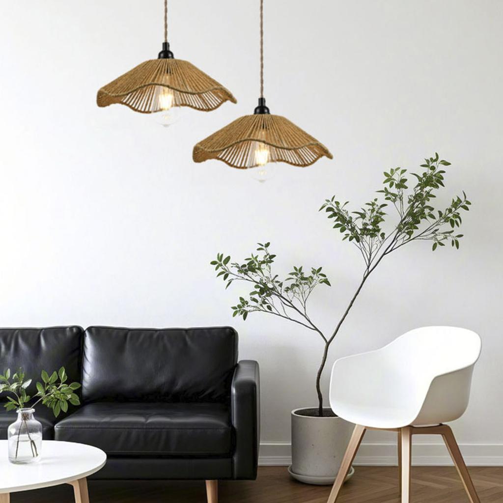 Hand-woven Vintage Pendant Lamp Shades