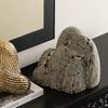 Creative Textured Ceramic Stone Rockery Geometric Striped Mountain Handicrafts Decorative Figurines Home Decoration Accessories