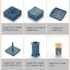 9 Pieces of Pure Copper Antique Incense Seal Set Entry Tool DIY Household Indoor Seal Incense Play Extension Incense Mold Tool