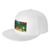 Fashion New Zealand Christmas Pavlova   A Sunny Kiwi Christmas Scene Flat Brim Sun Hat  AntiAging Cap Unisex