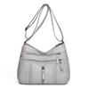 Dámská taška Soft Leather Crossbody Bag Taška přes rameno pro matku středního věku