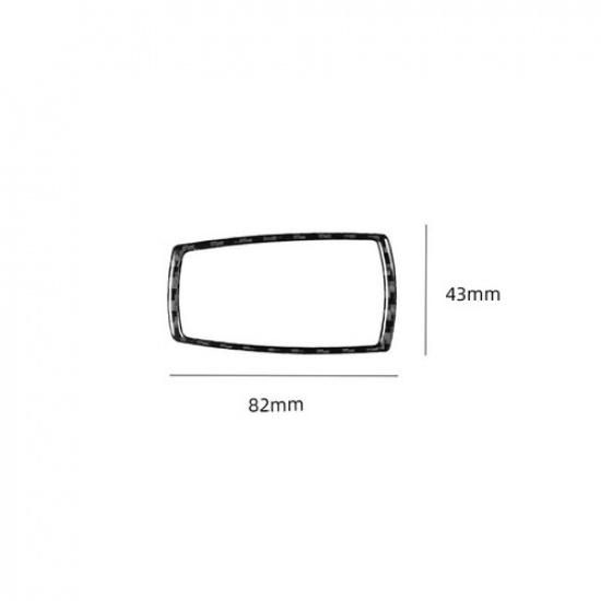 Luxury Carbon Fiber Car Center Handbrake Button Decoration For BMW Z4 2009-16