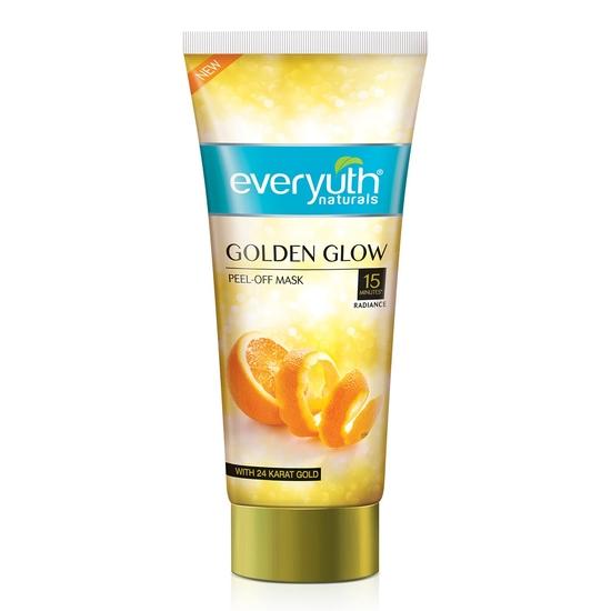 Everyuth Naturals Hydrating & Exfoliating Walnut Apricot Scrub, 100gm, Tube&Everyuth Naturals Advanced Golden Glow Peel-off Mask, 90gm, Tube