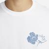 Nike SB Series Solid Floral Print Crew Neck Short Sleeve T-Shirt Men Tops White DQ1847-100