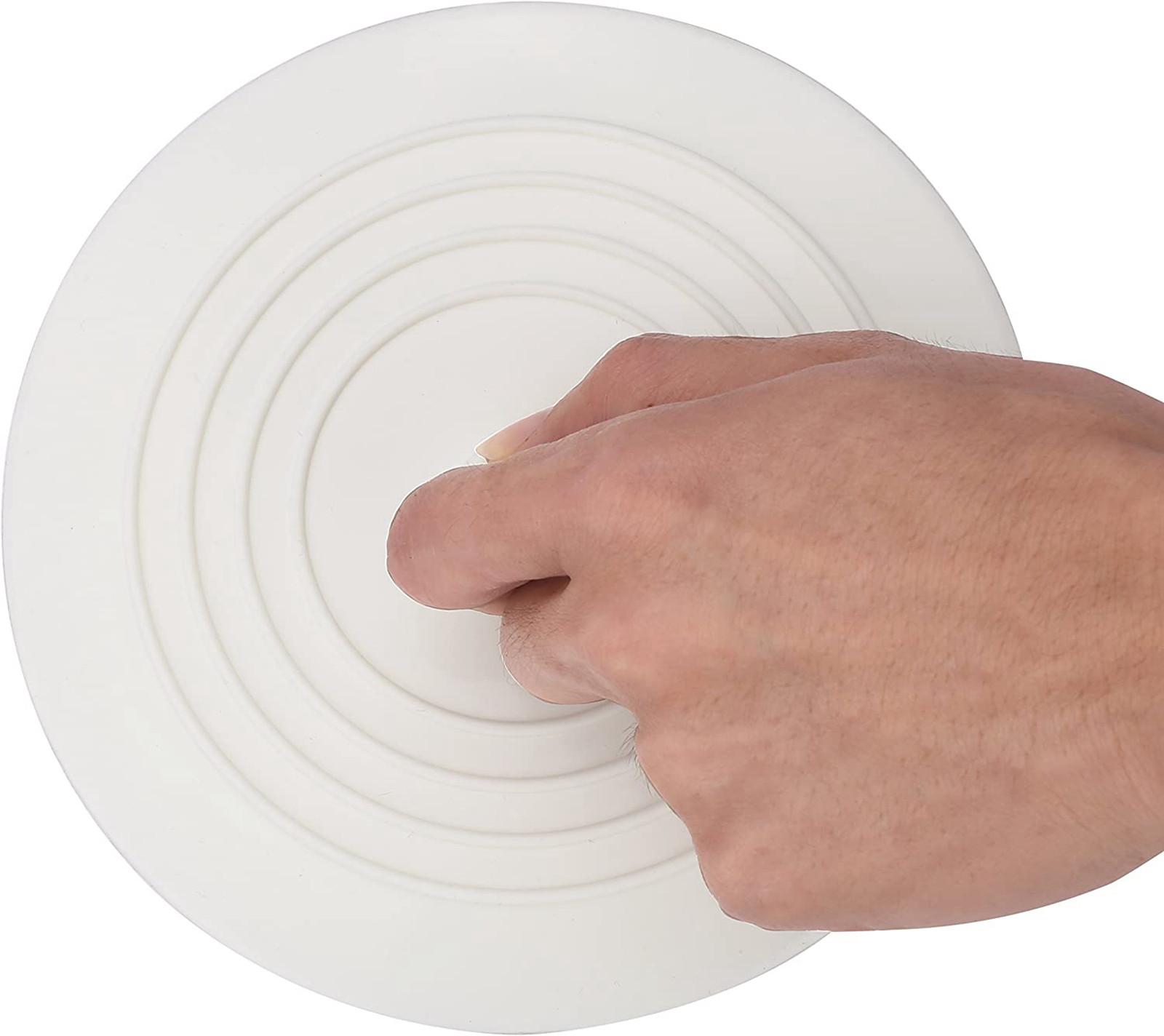 

Пробка для ванны Силиконовая пробка для ванны Пробка для раковины Пробка для волос Плоская крышка( 2-Pack) One Size