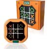 Multi-in-one Handheld Digital Tic Tac Toe Bolt Game with Silent Mode Tic Tac Toe Game Portable Learing Toy Gift for Kids & Adults and Educational