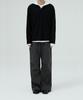 OX STUDIOS Moment Henley Neck Long Sleeve (Black)