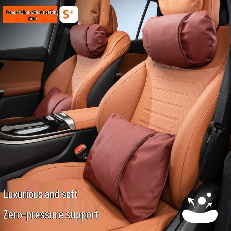 Compatibile con poggiatesta dell'auto, schienali, sedili S-Class Maybach M9, supporti lombari e per il collo, e cuscini per auto.