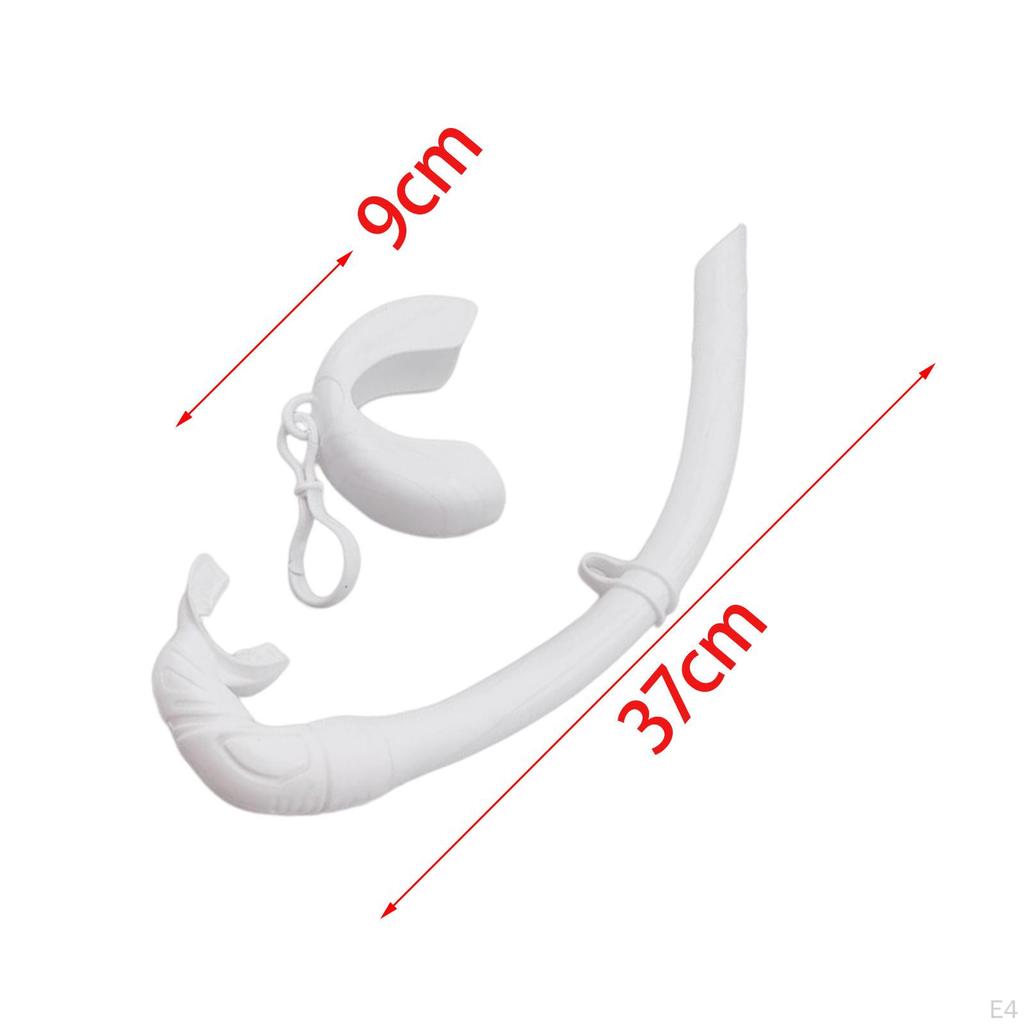 Tuba de Snorkeling J Pliable Flexible Humide pour Adultes Noir