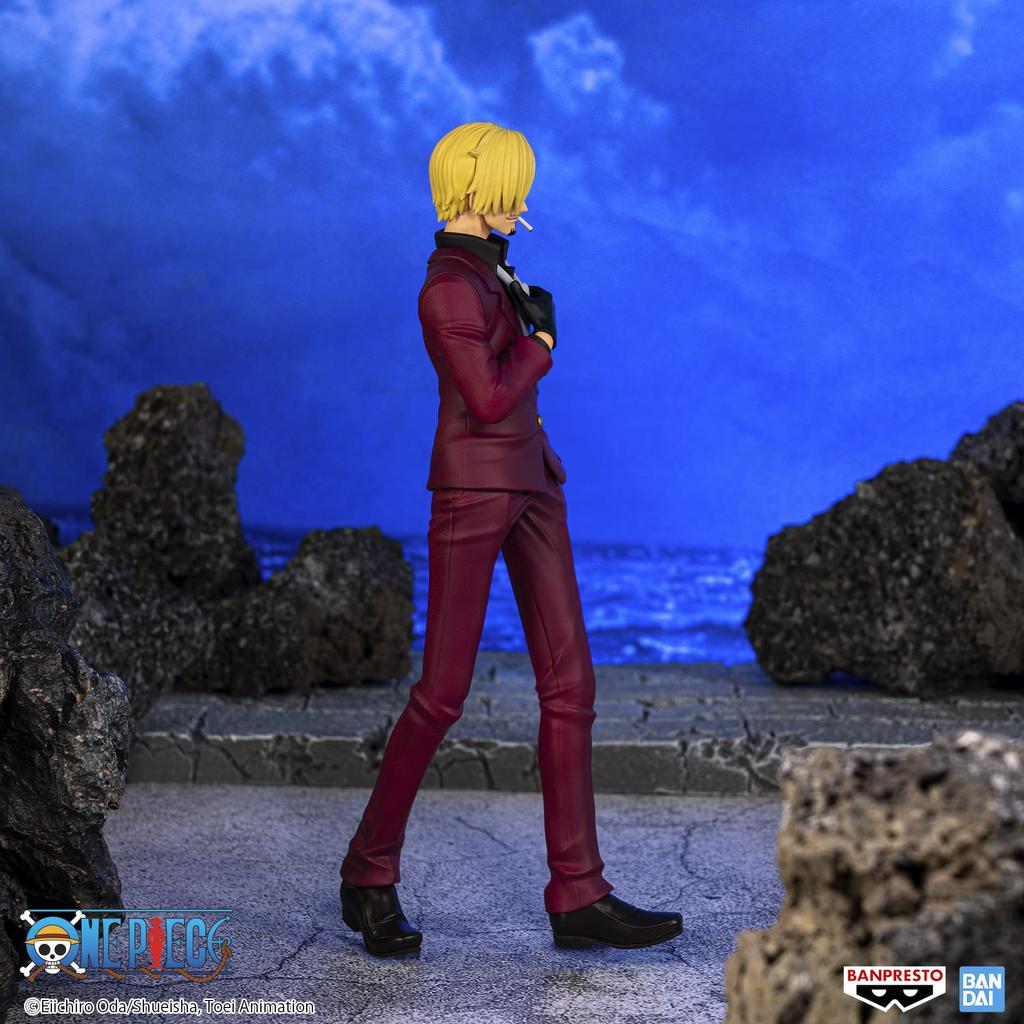 BANPRESTO One Piece Sanji Bandai Spirits The Shukko Figure, Medium, BP88184